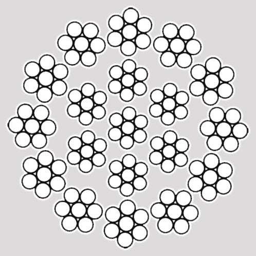 Galvanised 19x7 WSC RHOL Anti-spin (1960 Grade) GWR197