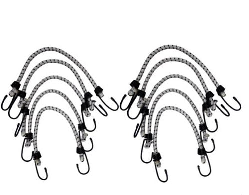 8mm Shock Cord Assemblies with Hooks Each End