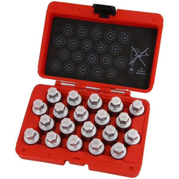 CT4766 - 20pc Locking Wheel Nut Key Set - Vauxhall / Opel - B