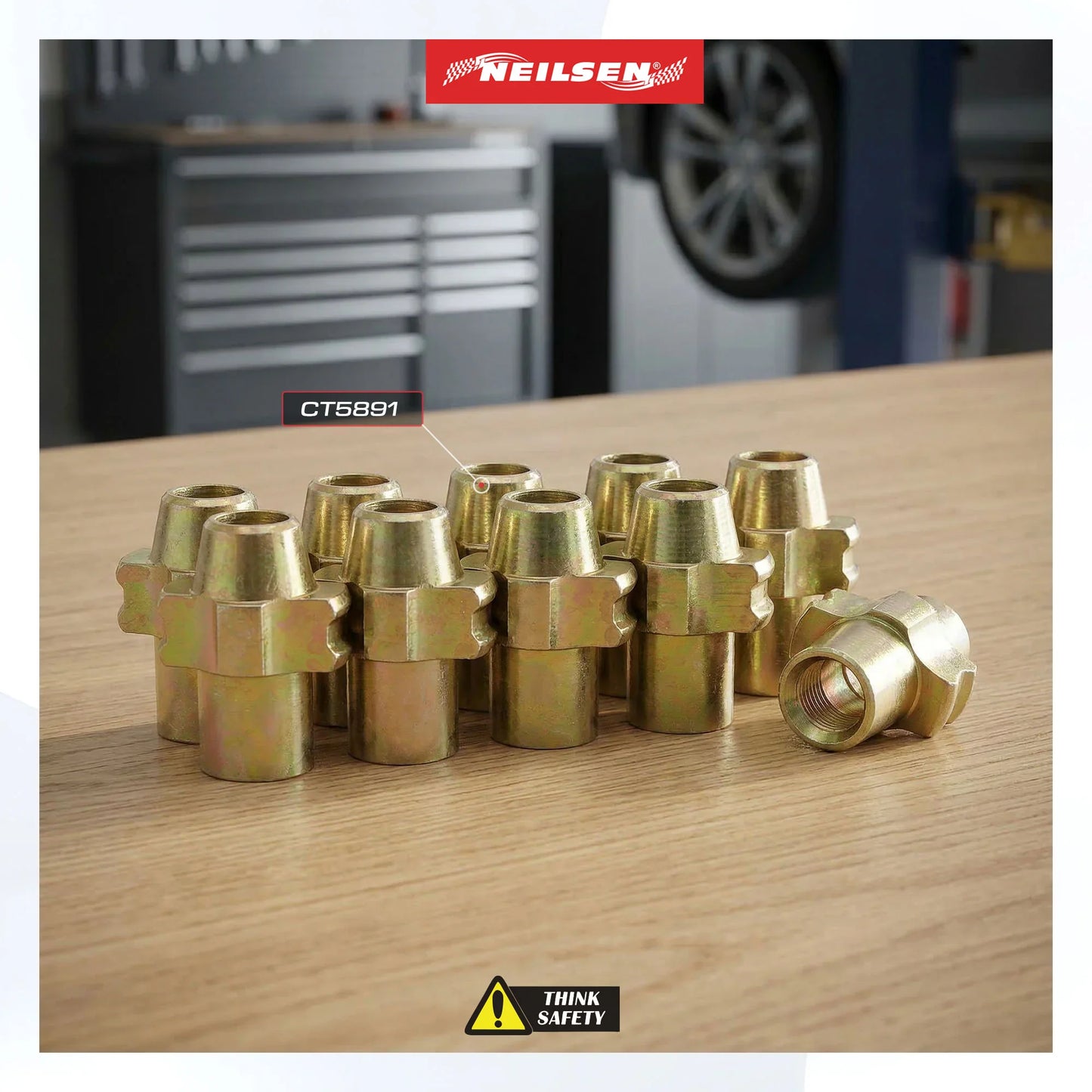 CT5891 - 10pc Replacement Blade Set for Wheel Nut Removal Tools