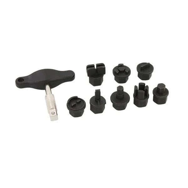 CT6365 - 9pc 3/8" Oil Service Special Profile Set For Plastic Oil Drain Screws