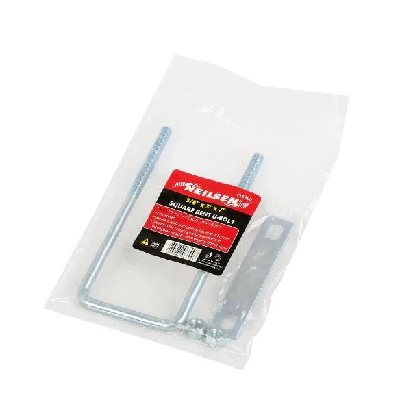 CT6600 - Square Bent U-Bolt 3/8in x 3in x 7in