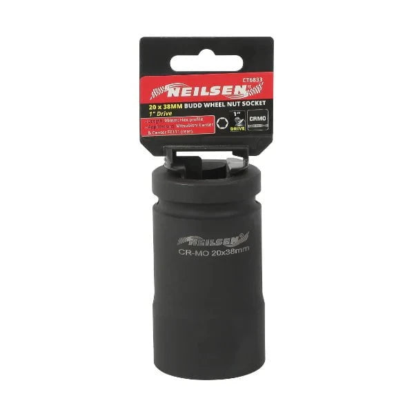 CT6833 - Budd Wheel Nut Socket Set 1 Inch Dr 20mm x 38mm