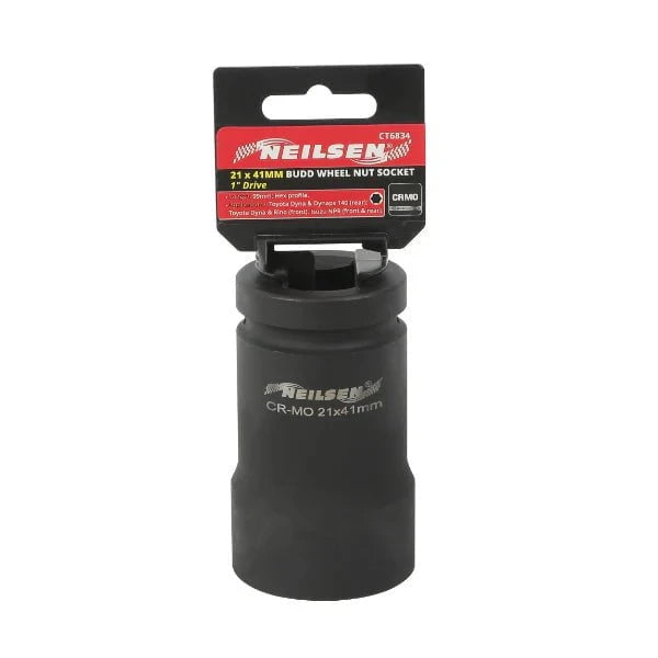 CT6834 - Budd Wheel Nut Socket Set 1 Inch Dr 21mm x 41mm