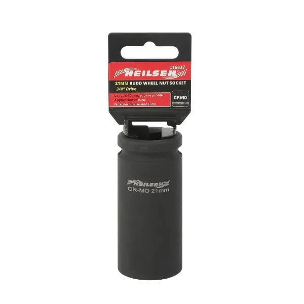 CT6837 - Budd Wheel Nut Socket Set 3/4 Inch Dr 21mm