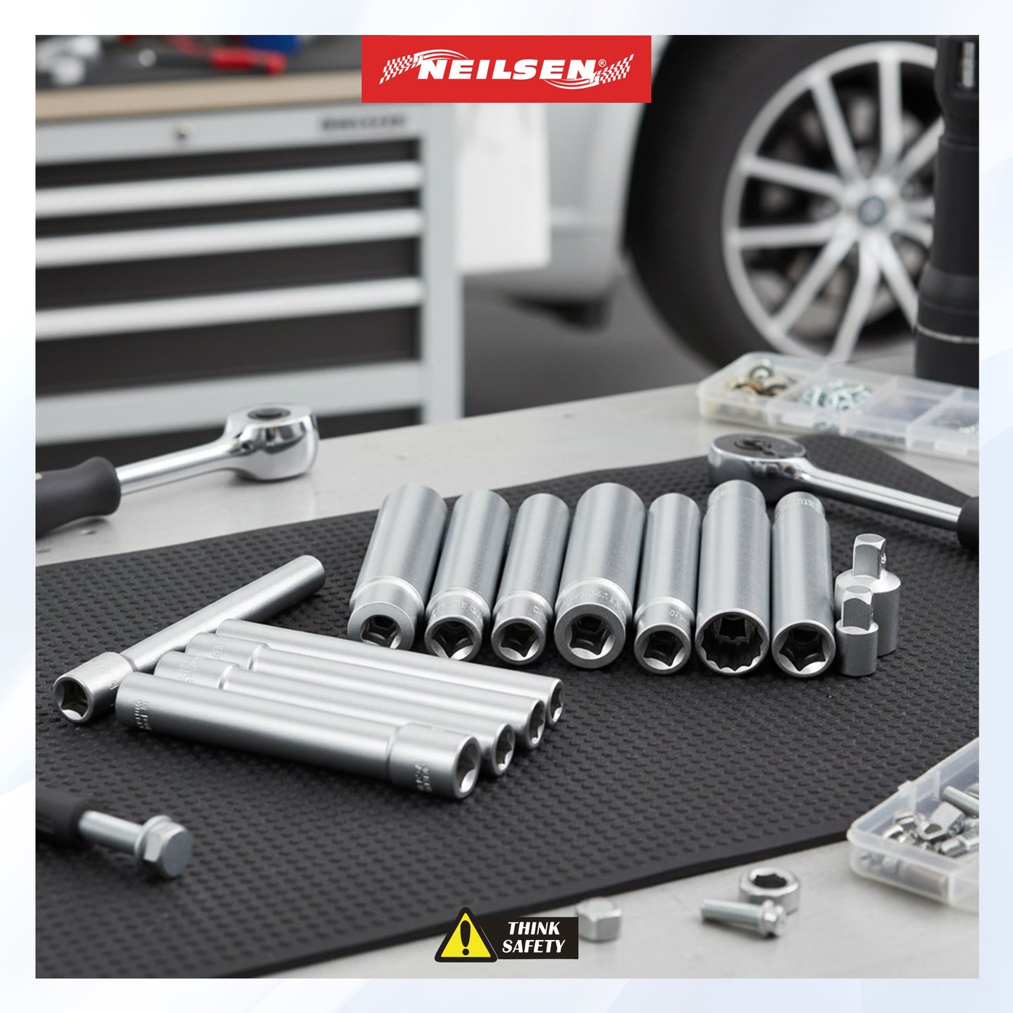 CT7137 - 14pc 3/8 Inch Dr Extra Deep Socket Set 8-19mm
