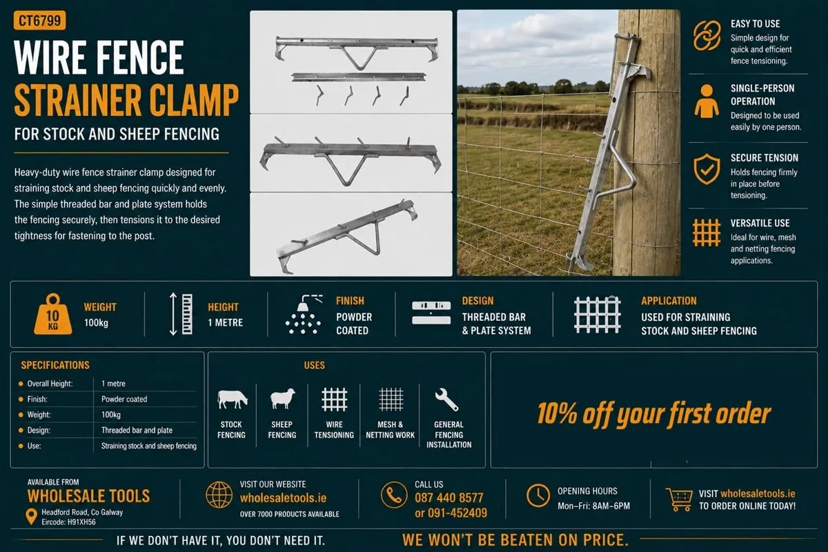 Wire Fence Strainer Clamp