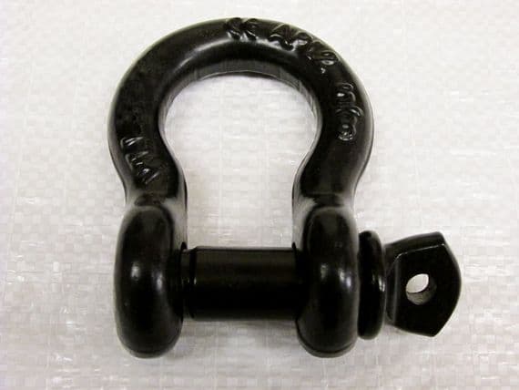 PCUSSPB4.75 - Black Bow Shackle 4.75 Ton (Screw Pin Heavy Duty Theatre 3/4" x 7/8" 4750KG) - My Store