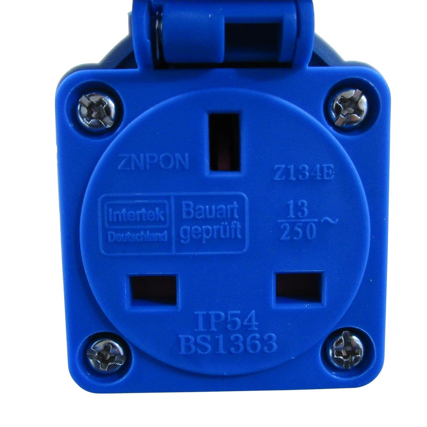 ZZNZ3PSA - CEE Plug Adaptor to UK Plug Socket (Mains Electricity Coupler Caravan Camping Site)