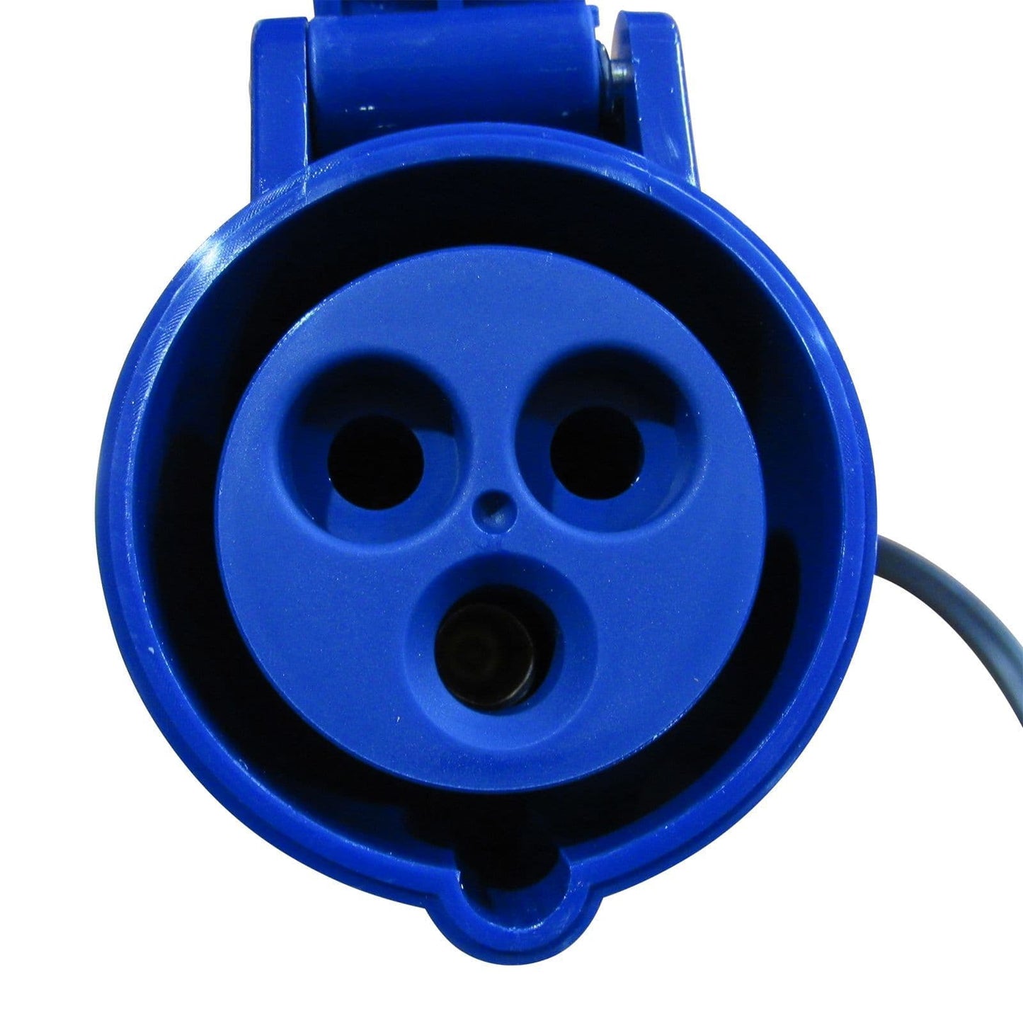 ZZNXHUC2 - Euro 2 Pin Short Adapter to CEE Female Socket Coupler - Caravan Camp