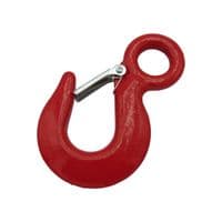 FASEH1 - 1 Ton Large Eye Hook With Safety Catch - My Store