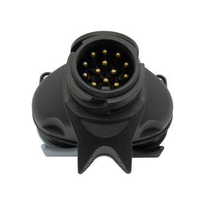 ZZWLTA - 13 Pin Euro To 7 Pin Twin Adaptor - Caravan 12N 12S Accessories Plug Electric Vehicle