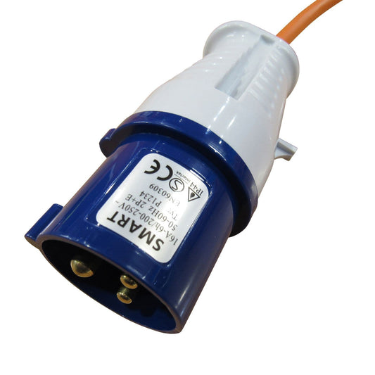 ZZNZUMMU - 20 Metre Mobile Mains Hook Up Cable With 3 Plug Sockets 2 USB Ports - Caravan Camping