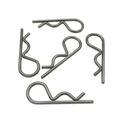 RC02/5 - 2MM Stainless Steel R Clips x5