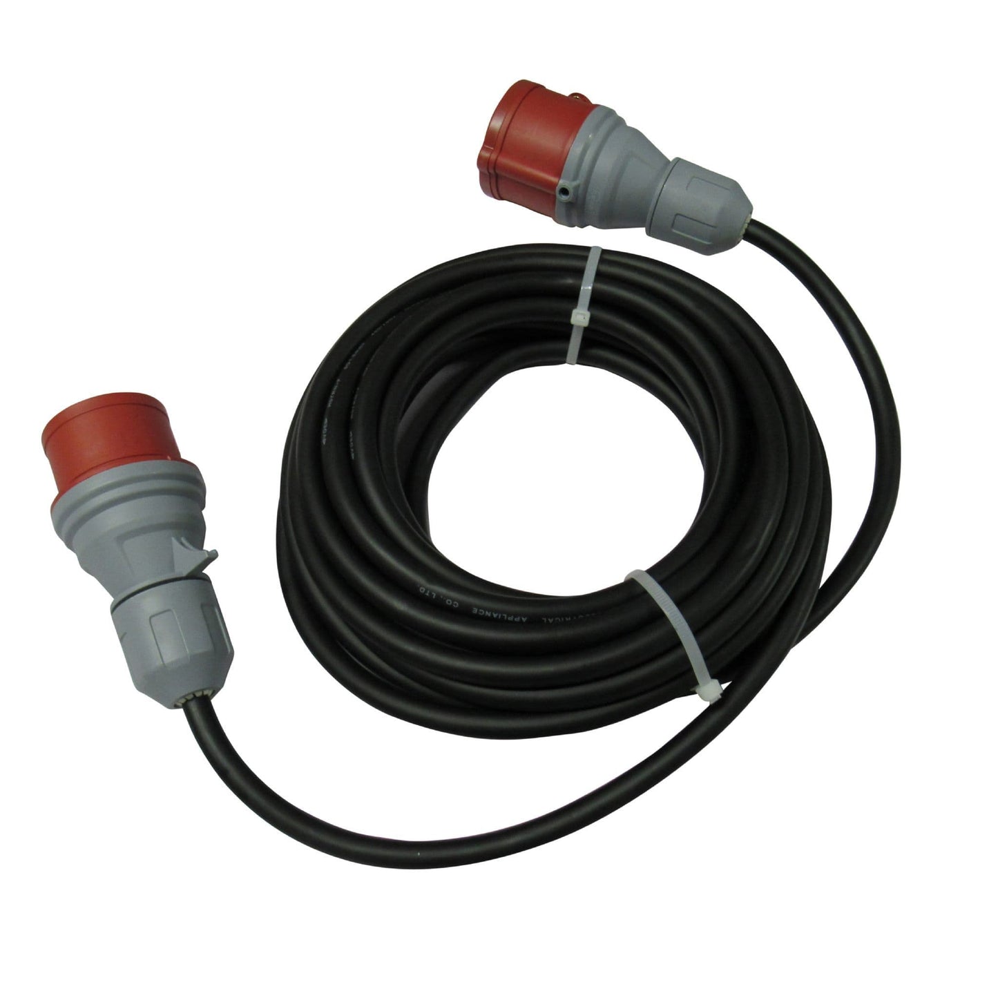 ZZNZ5PHUL10 - 3 Phase Extension Lead 10M (450V 5 Pin Hook Up Cable 16A Heavy Duty Extension)