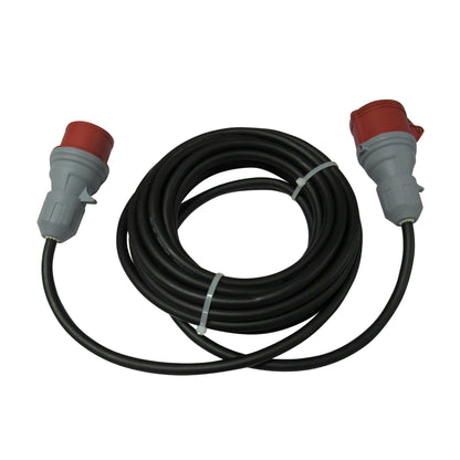 ZZNZ5PHUL10 - 3 Phase Extension Lead 10M (450V 5 Pin Hook Up Cable 16A Heavy Duty Extension)