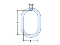 FDNV32.6.OF - 32MM 17.1 Ton Grade 80 FRAM DNV Single Master Link - My Store