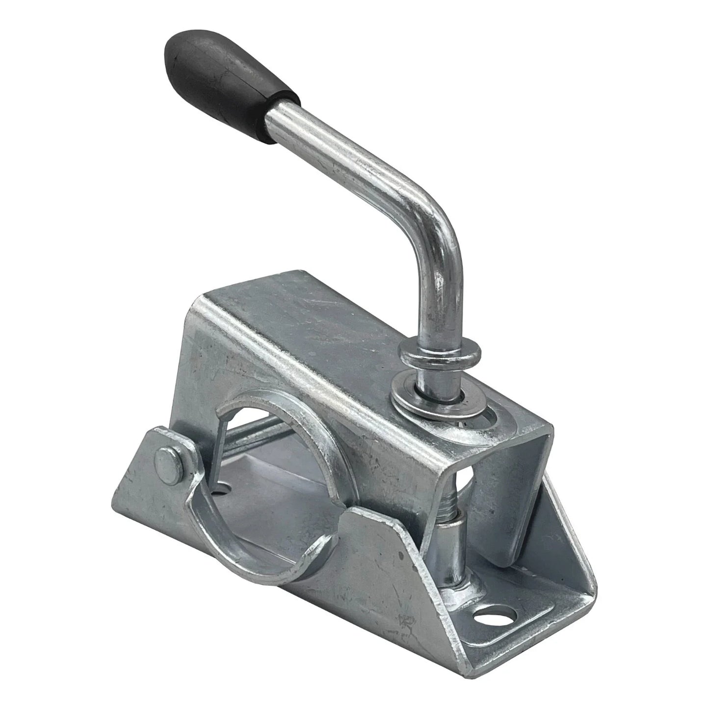 48mm Ribbed Heavy Duty Jockey Wheel with Clamp 400kg - Caravan Trailer Container