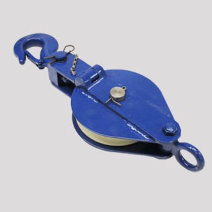 London Pattern Block with Nylon Sheaves c/w Becket Eye Snatch Block