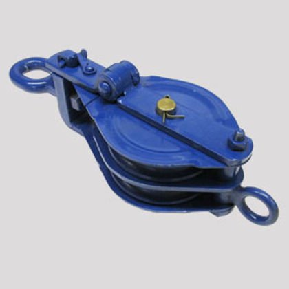 Double Sheave Snatch Blocks c/w Swivel Oval Eye & Becket