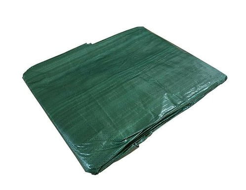 Green Heavy Duty Tarpaulin with Eyelets