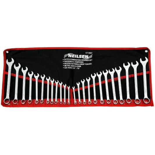 CT0087 - 25pc Combination Spanner Se