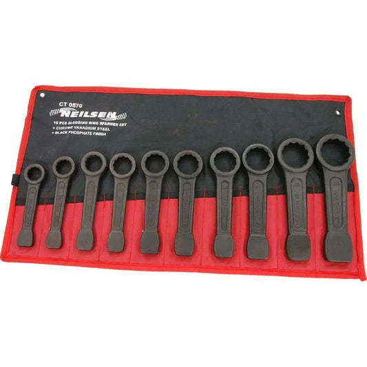 CT0570 - Slogging Ring Spanner 10pcs Set