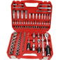 CT0697 - 94pc 1/4 and 1/2in Dr Socket Set