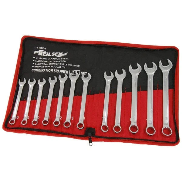 CT0834 - 12pc Combination Spanner Set