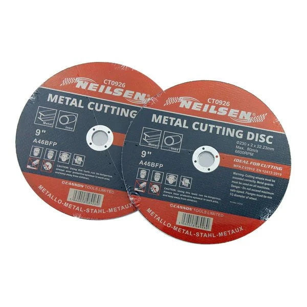 CT0926 - 230mm Metal Cutting Discs 10pc