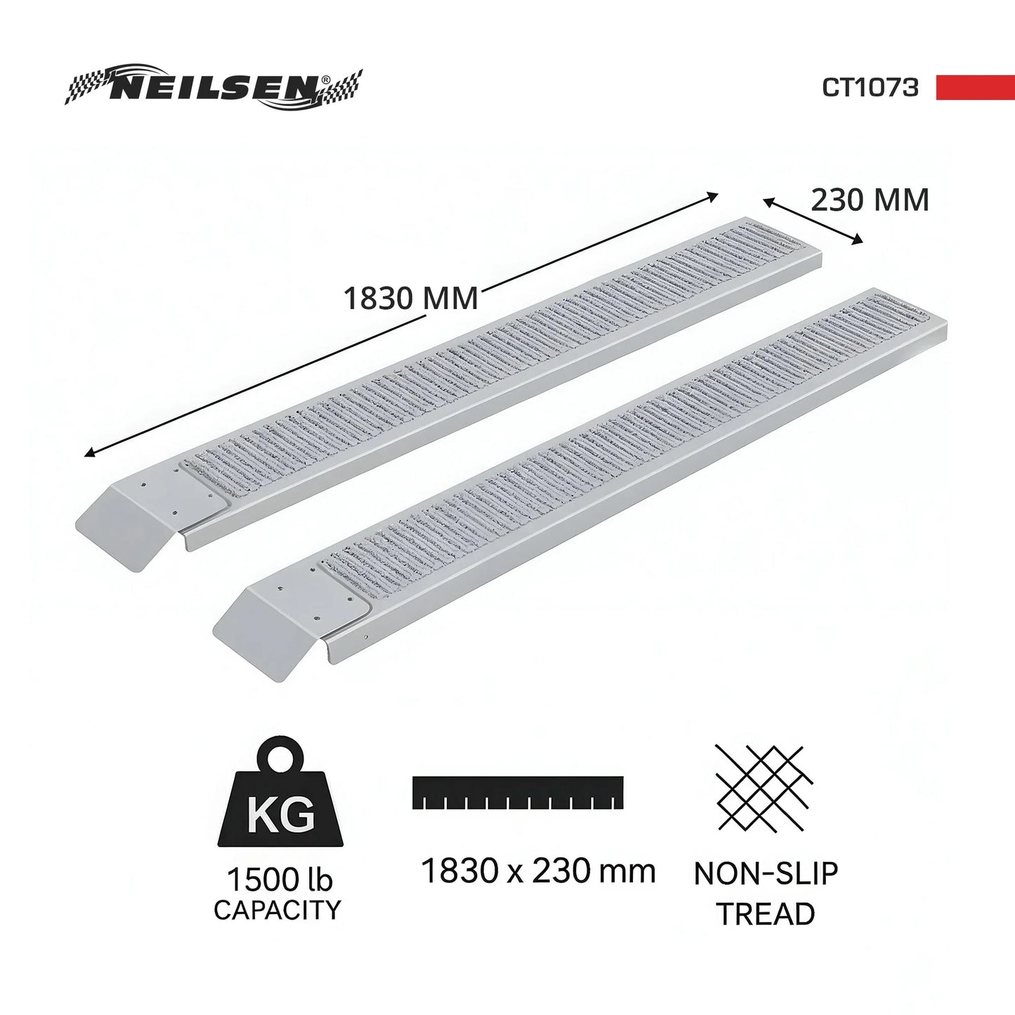 CT1073 - 2 Steel Loading Ramps