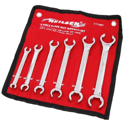 CT1097 - 6pc SAE Flare Nut Spanner Set