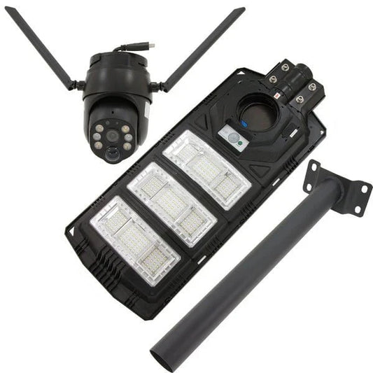 CT1145 - 4G 4MP Wireless Battery IP Camera with Street Lamp 450W