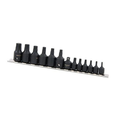 CT3624 - 13pc 1/4in & 3/8in DR Star Bit Set