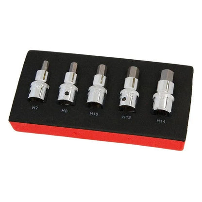CT3629 - 5pc 1/2in DR Hex Bit Set
