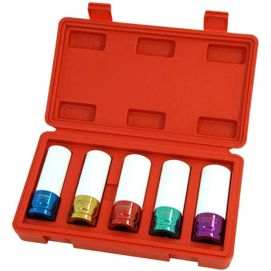 CT3669 - 5pc 1/2in Dr Impact Socket Set with Protective Sleeves