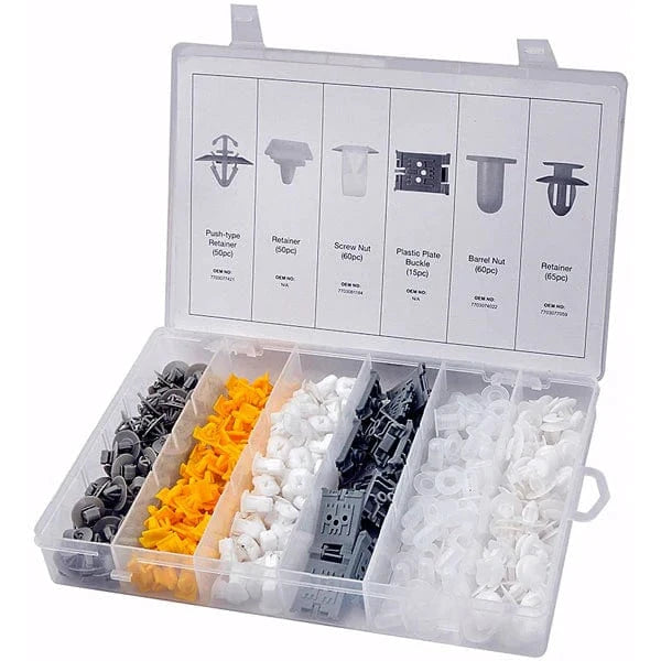CT4115 - 300pc Renault Body Trim Clip Set - Assorted