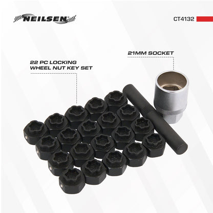 CT4132 - 22pc Locking Wheel Nut Key Set - BMW