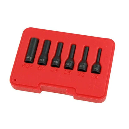 CT4360 - 6pc 1/4in DR Glow Plug Electrode Socket Set