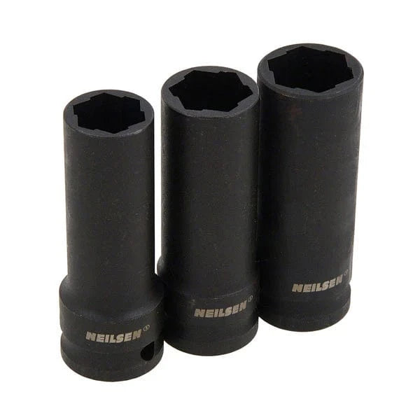 CT4489 - 3pc 1/2in Dr Damaged Wheel Nut Remover