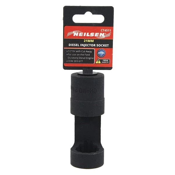 CT4511 - 1/2in Dr Diesel Injector Socket - 21mm