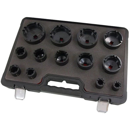CT4605 - 13pc Grooved Locknut Socket Set