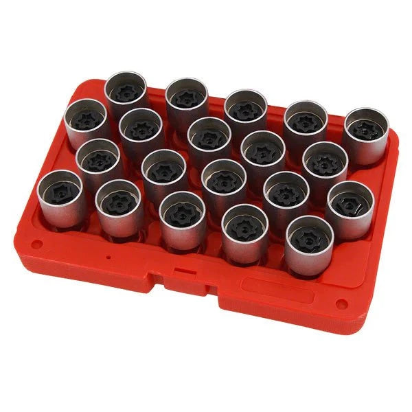 CT4766 - 20pc Locking Wheel Nut Key Set - Vauxhall / Opel - B
