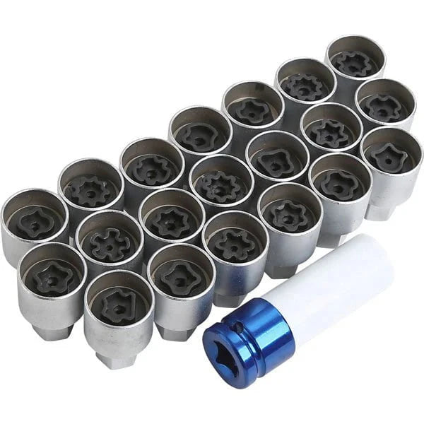 CT4767 - 21pc Locking Wheel Nut Key Set - Vauxhall / Opel - C