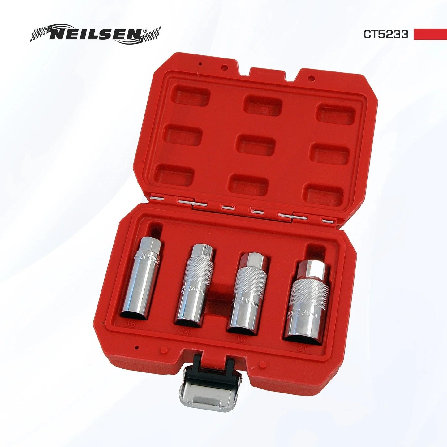 CT5233 - 4pc 3/8in Dr Spark Plug Socket Set Thin Wall