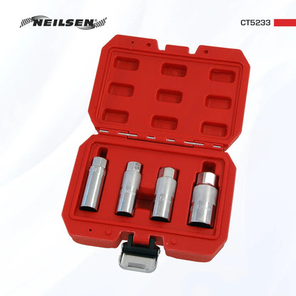 CT5233 - 4pc 3/8in Dr Spark Plug Socket Set Thin Wall