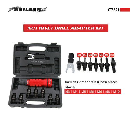 CT5521 - Nut Rivet Drill Adapter Kit