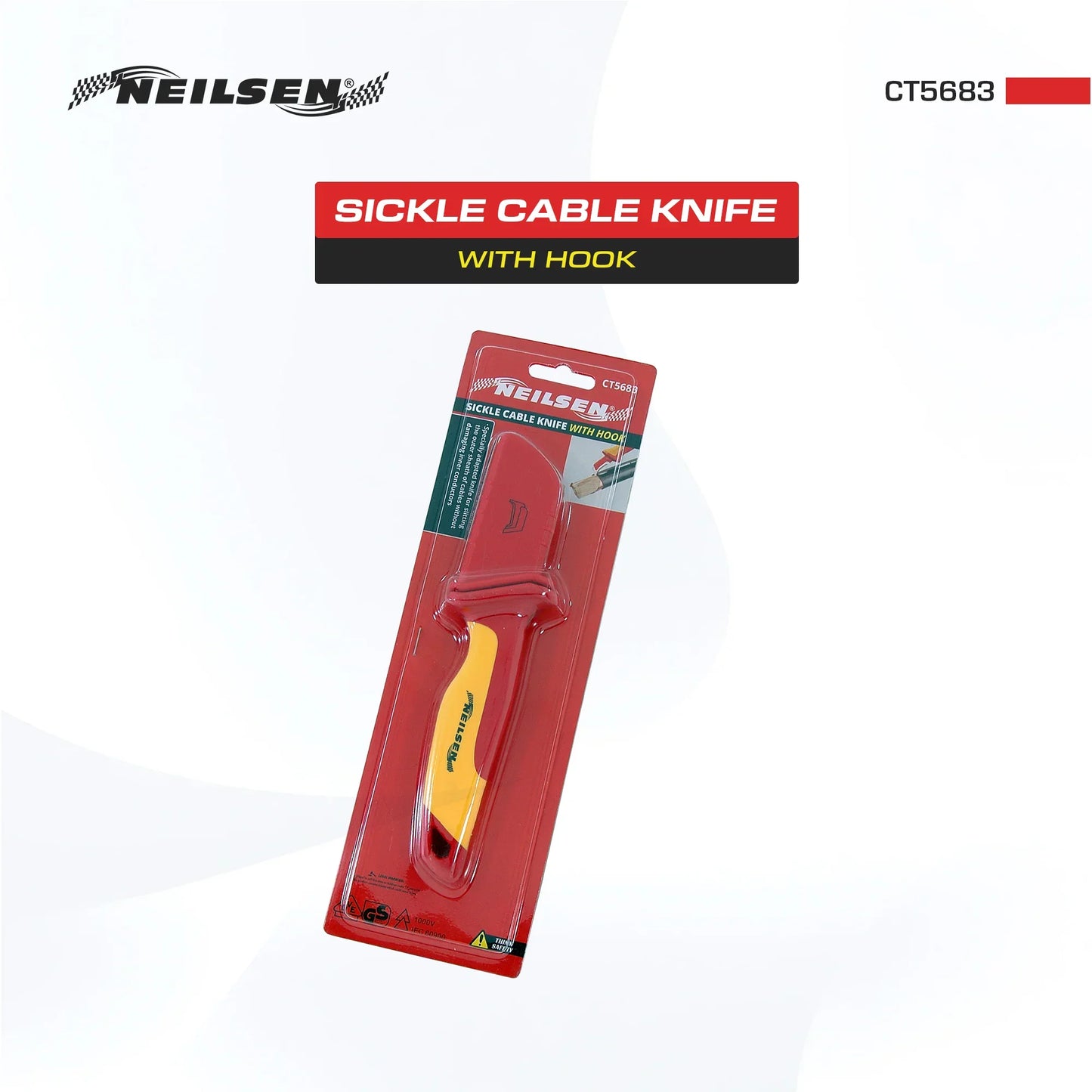 CT5683 - VDE Cable Knife With Hook