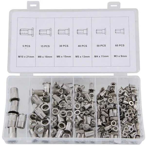 CT5695 - 200pc Nut Rivet Set - Assorted