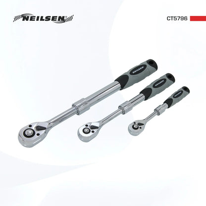 CT5796 - 3pc Extending Ratchet Set